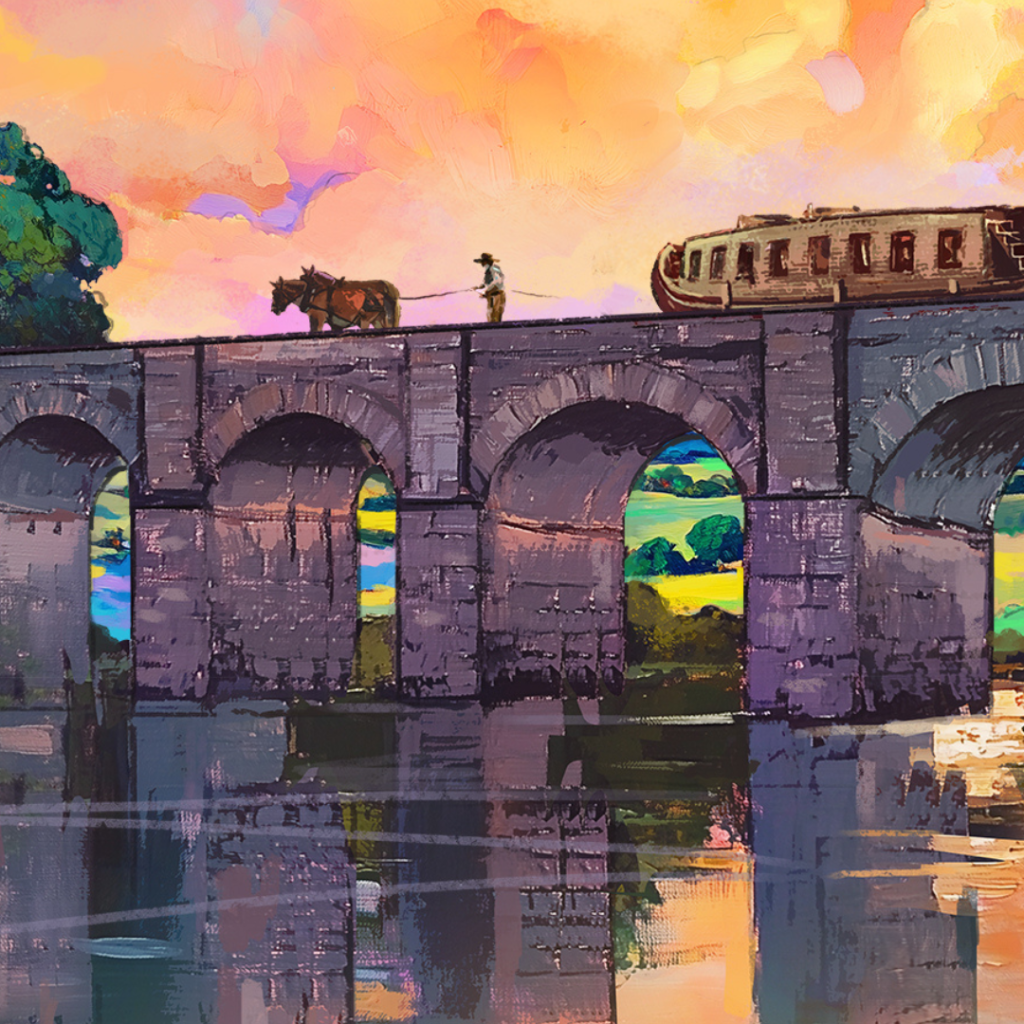 Illustration the Richmond Aquaduct 