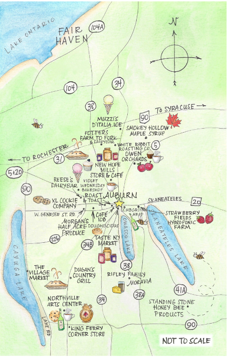 2025 Sweet Treat Trail Map